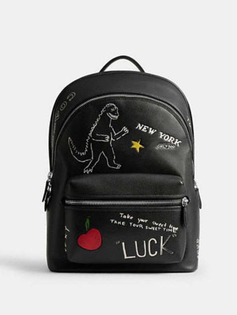 Coach Outlet Charter New York Dino Backpack With Sketch Print